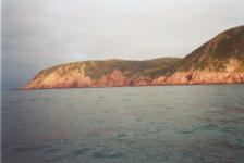 579: Red Island. "Spout Cove (notice a trickle of water in the middle)". (2002) [courtesy of Heather Walsh]